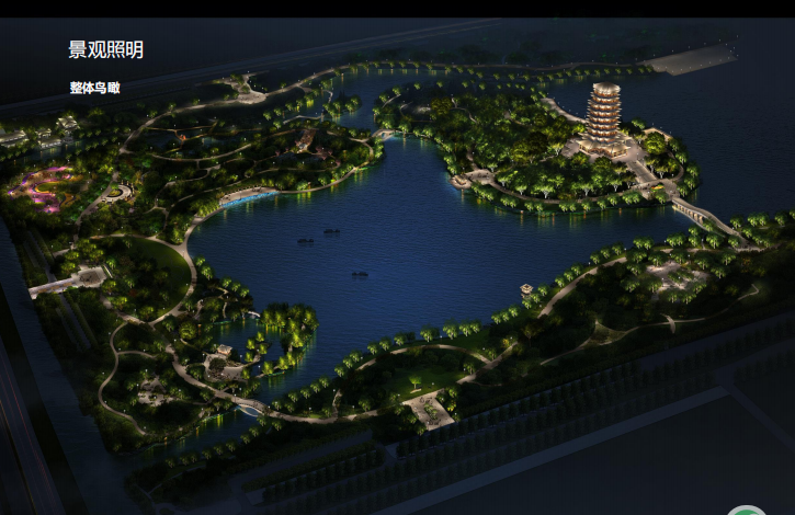 齊盛湖公園照明