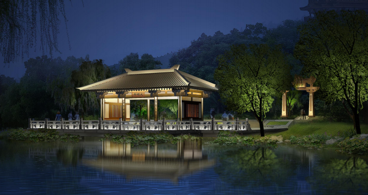 齊盛湖公園照明
