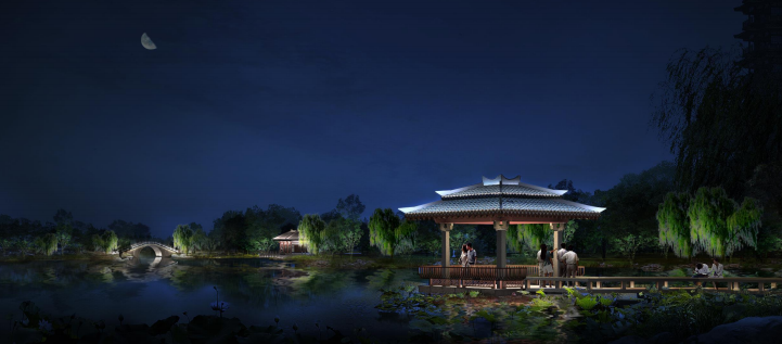齊盛湖公園照明
