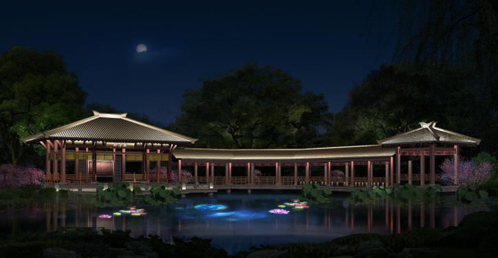 齊盛湖公園照明
