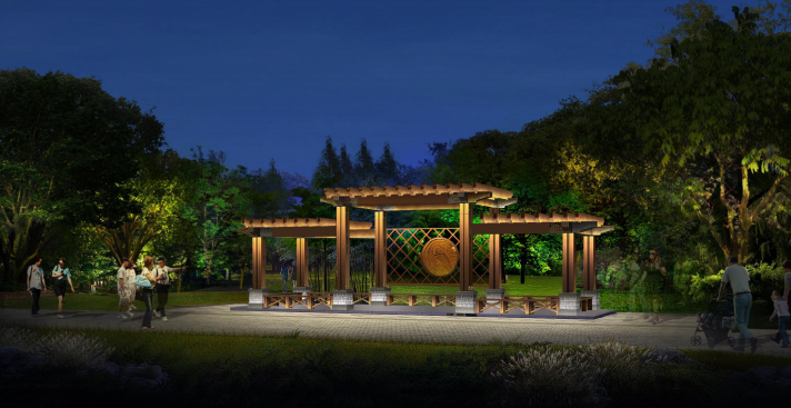 齊盛湖公園照明