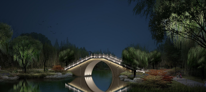 齊盛湖公園照明