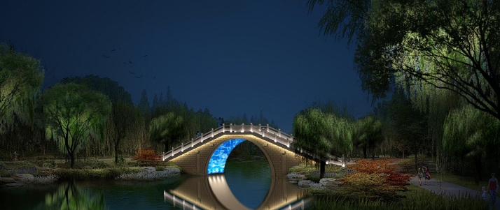 齊盛湖公園照明