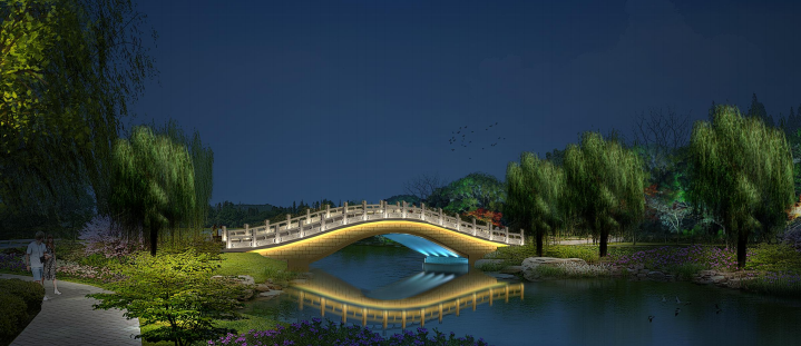 齊盛湖公園照明