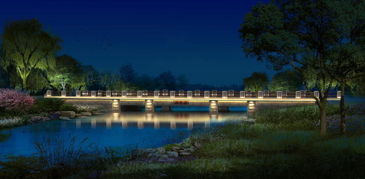 齊盛湖公園照明