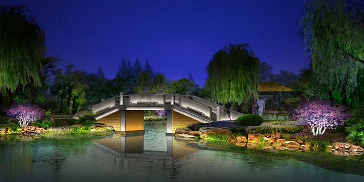 齊盛湖公園照明