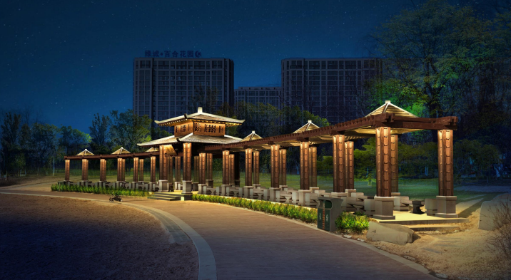 齊盛湖公園照明